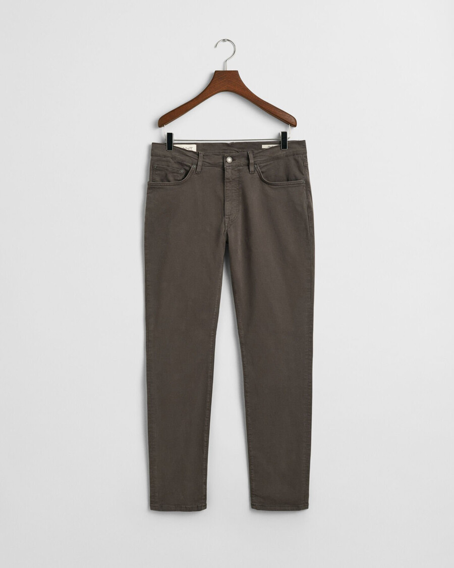 slim fit desert jeans – anthrazit