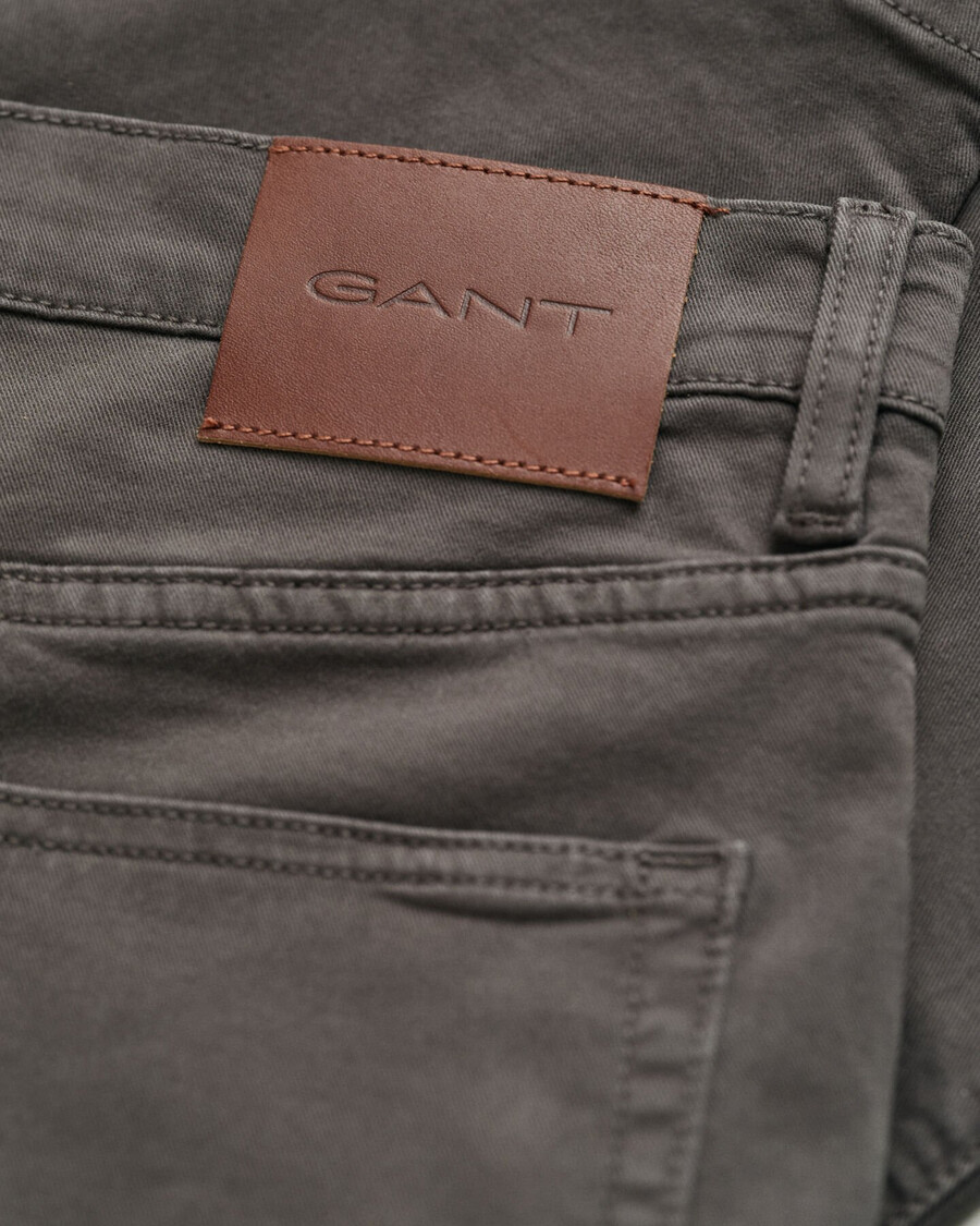 slim fit desert jeans – anthrazit