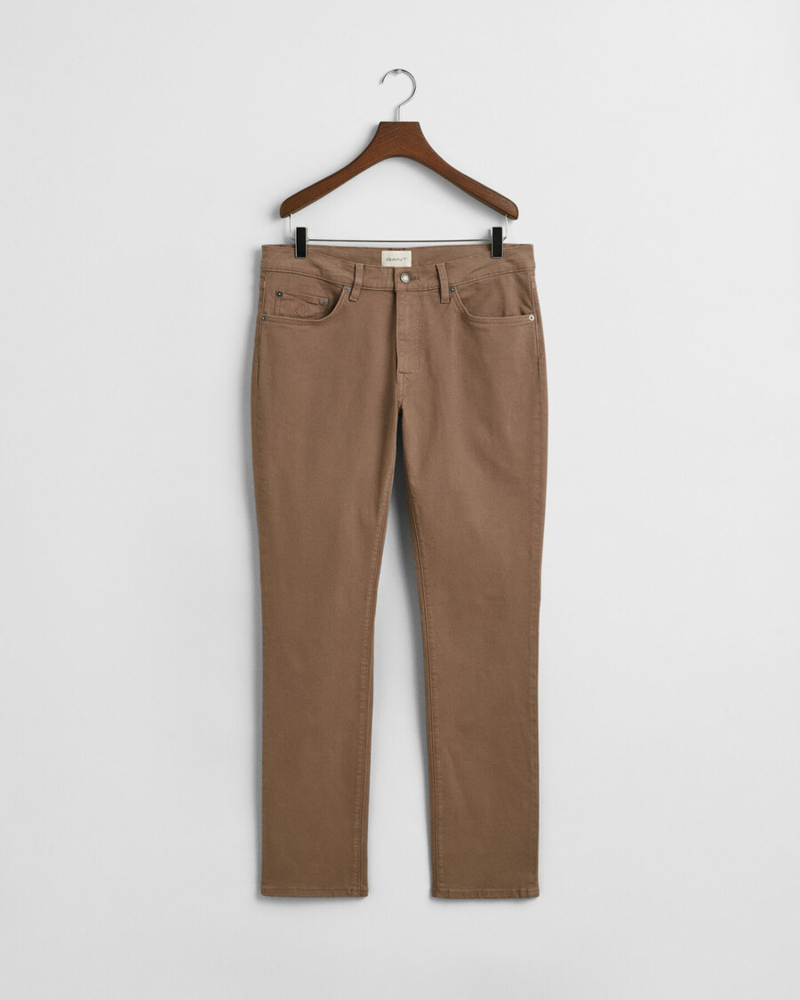 slim fit desert jeans – desert brown