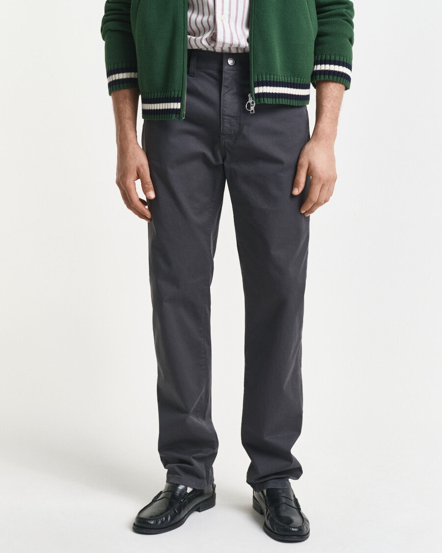 desert jeans mit regulärer passform – anthrazit