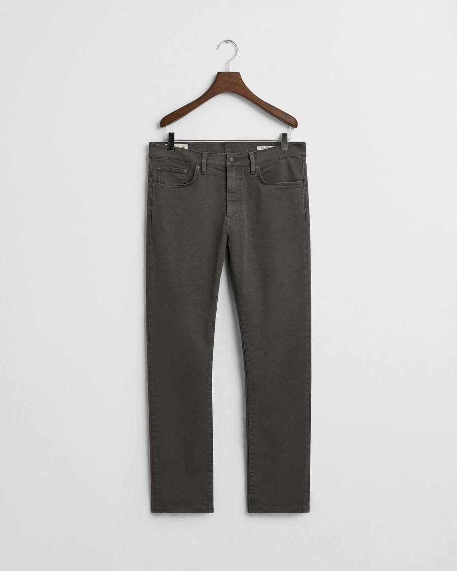 desert jeans mit regulärer passform – anthrazit