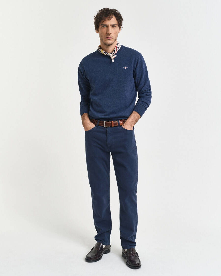 desert jeans mit regulärer passform – marine