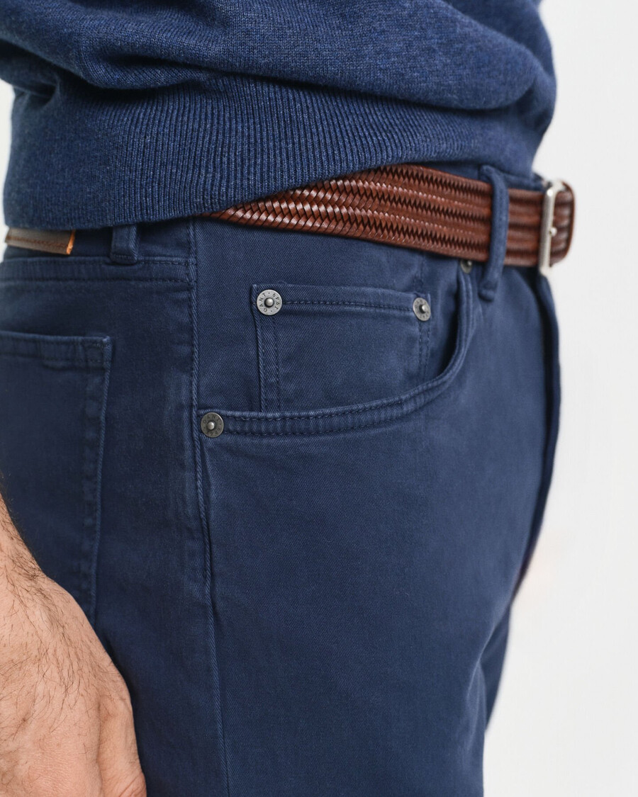 desert jeans mit regulärer passform – marine