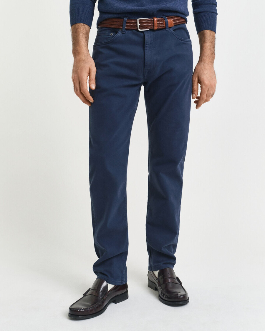 desert jeans mit regulärer passform – marine