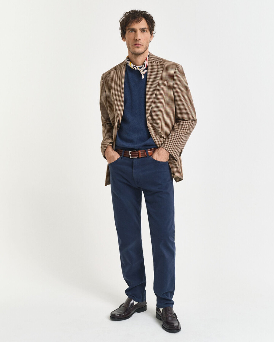 desert jeans mit regulärer passform – marine