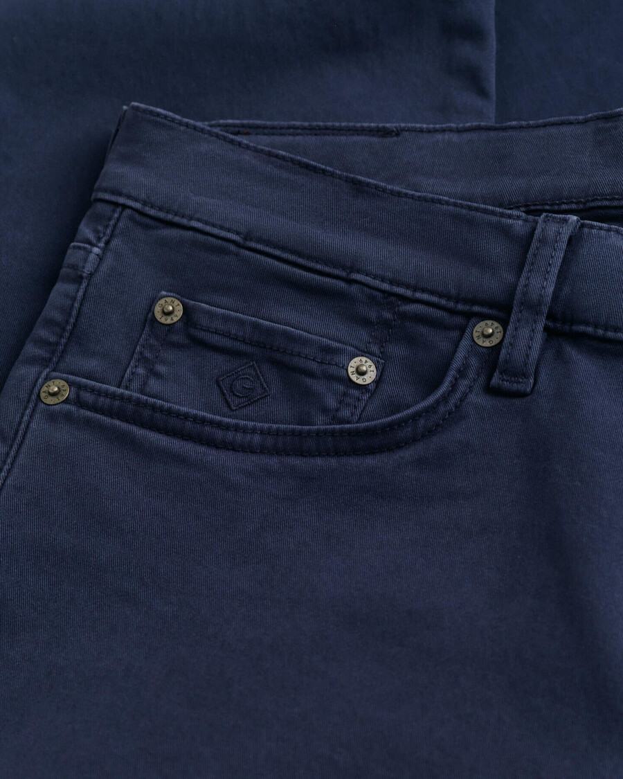 desert jeans mit regulärer passform – marine