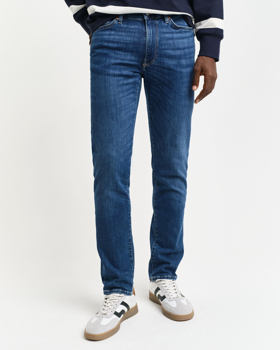 extra slim fit active recover jeans – mittelblau
