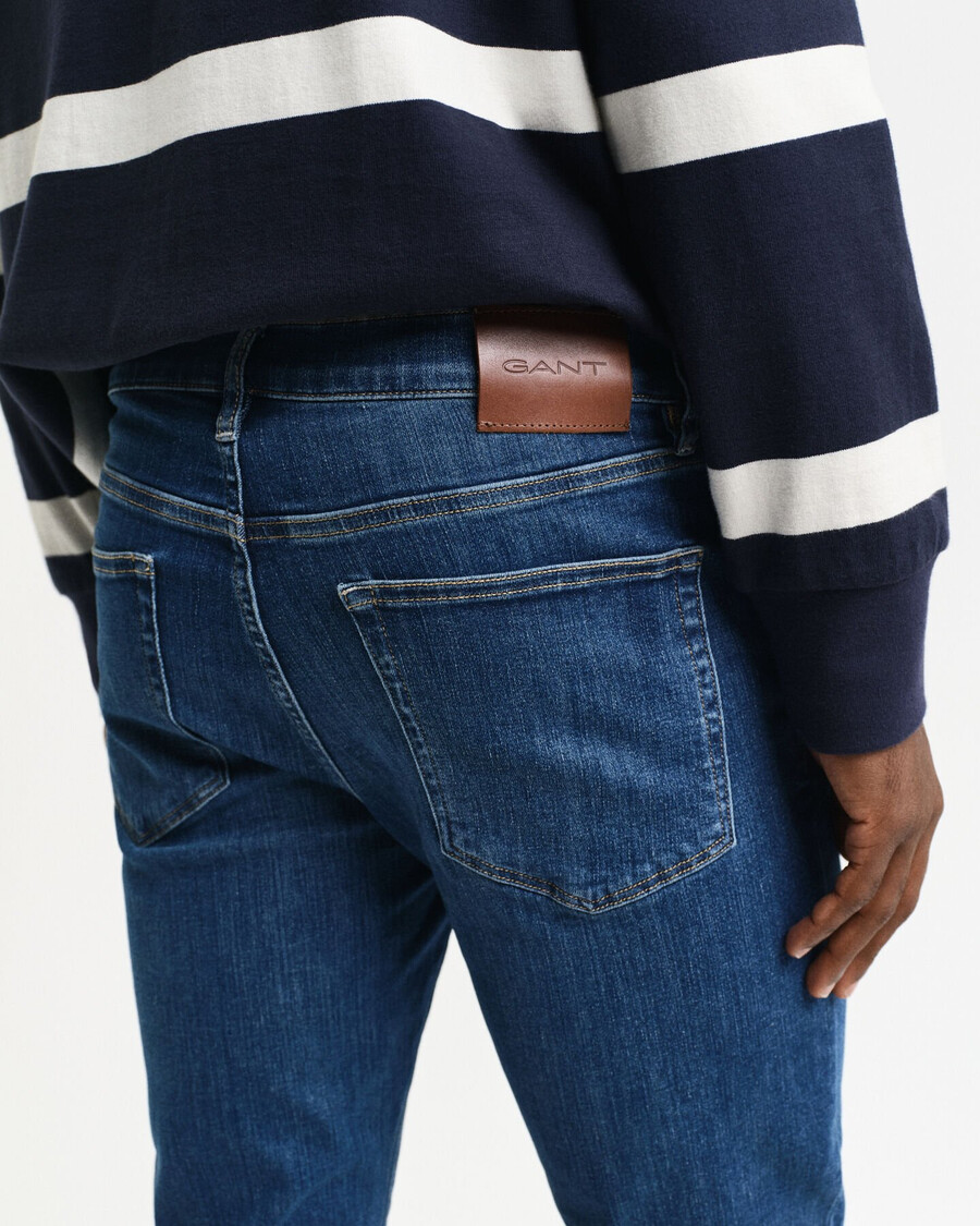 extra slim fit active recover jeans – mittelblau