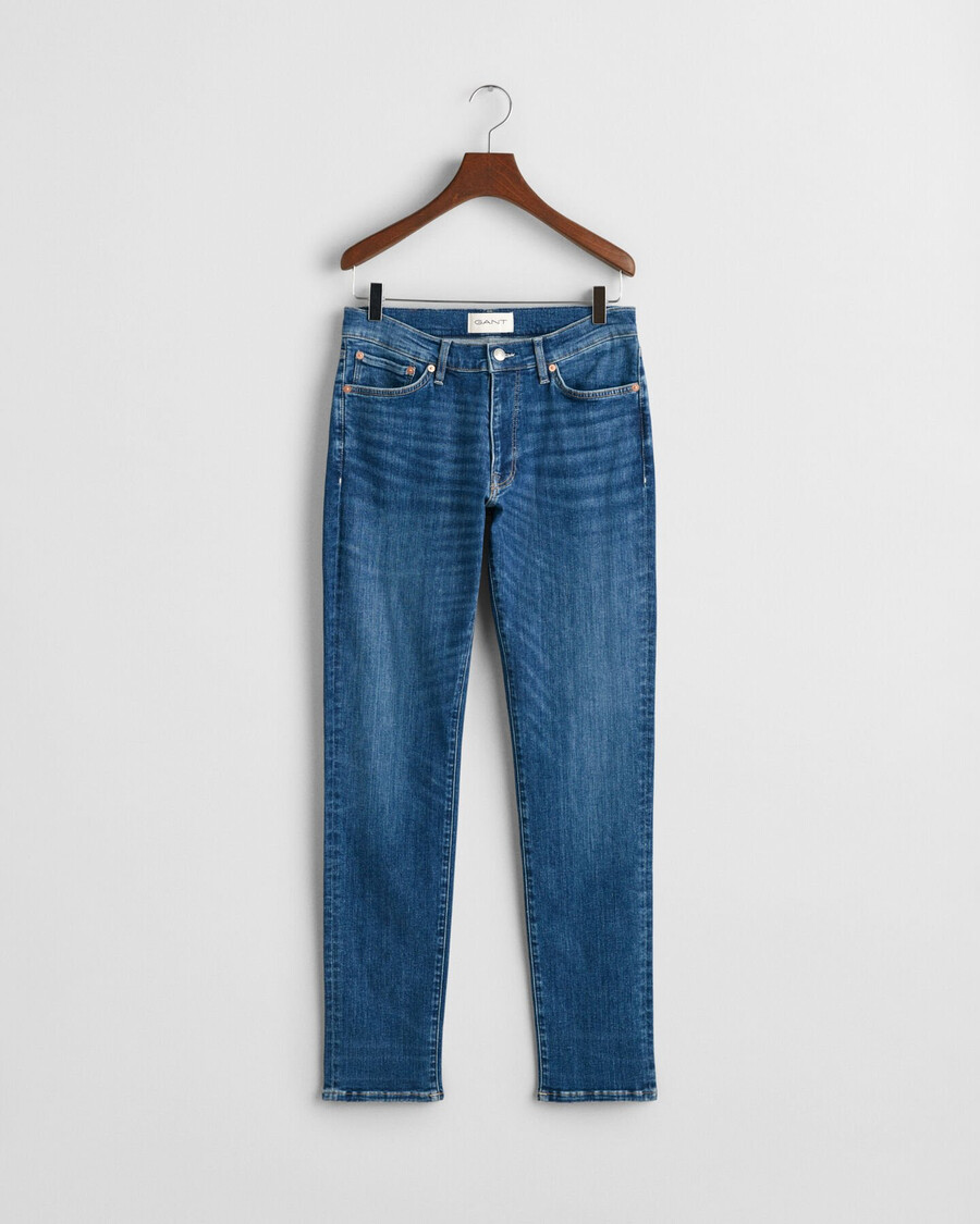 extra slim fit active recover jeans – mittelblau