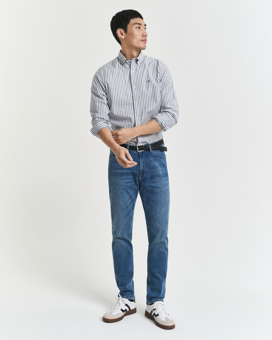 extra slim fit active recover jeans - mittelblau eingetragen
