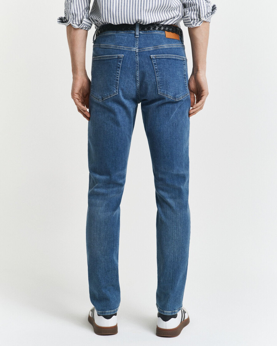 extra slim fit active recover jeans - mittelblau eingetragen