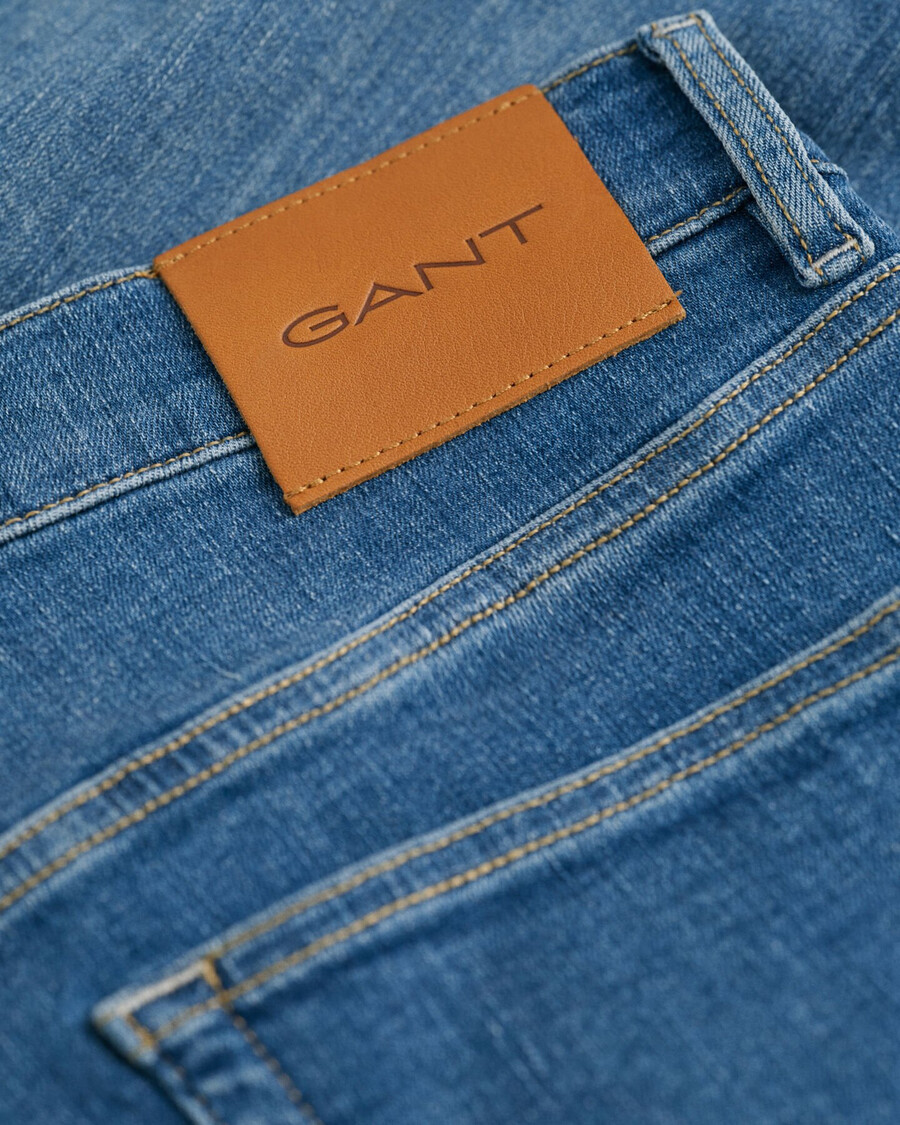 extra slim fit active recover jeans - mittelblau eingetragen