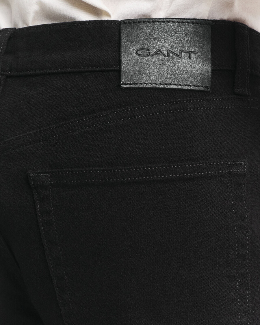 slim fit stay black jeans - schwarz