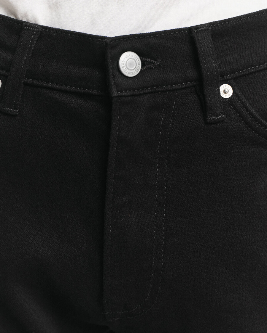slim fit stay black jeans - schwarz