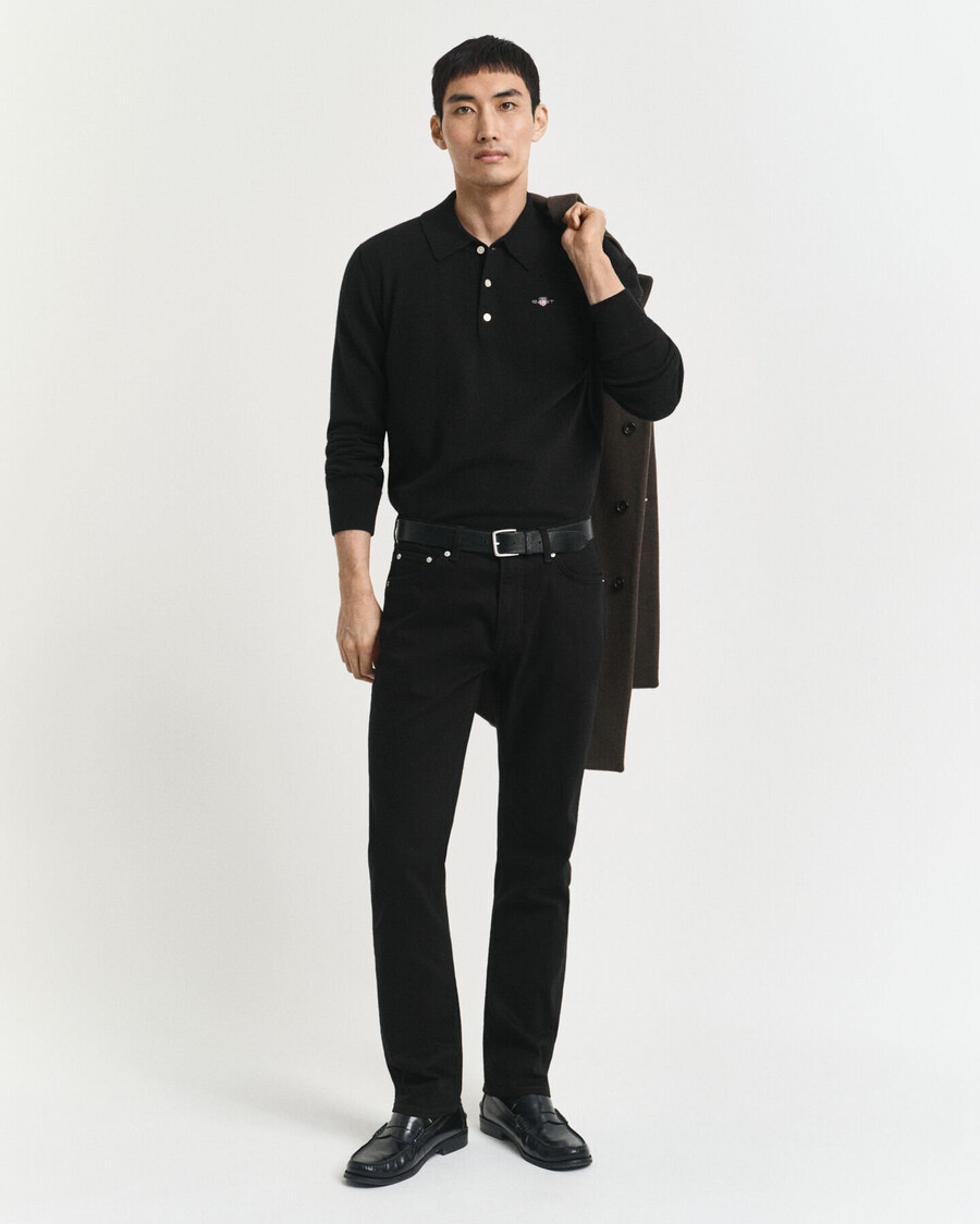 regular fit stay black jeans – schwarz