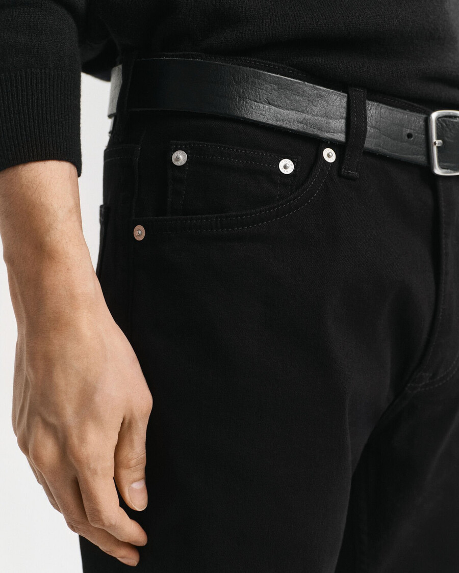 regular fit stay black jeans – schwarz