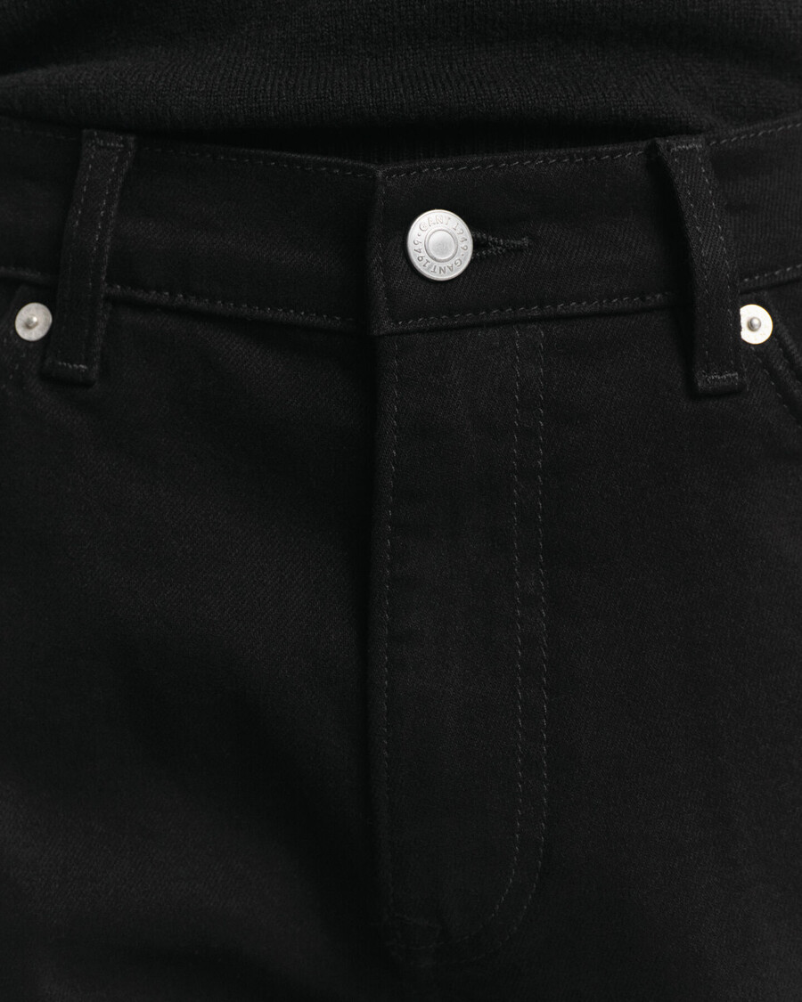 regular fit stay black jeans – schwarz