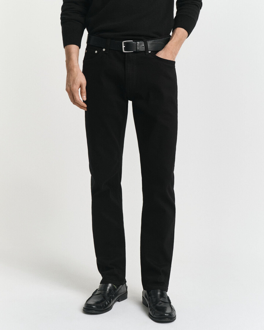 regular fit stay black jeans – schwarz
