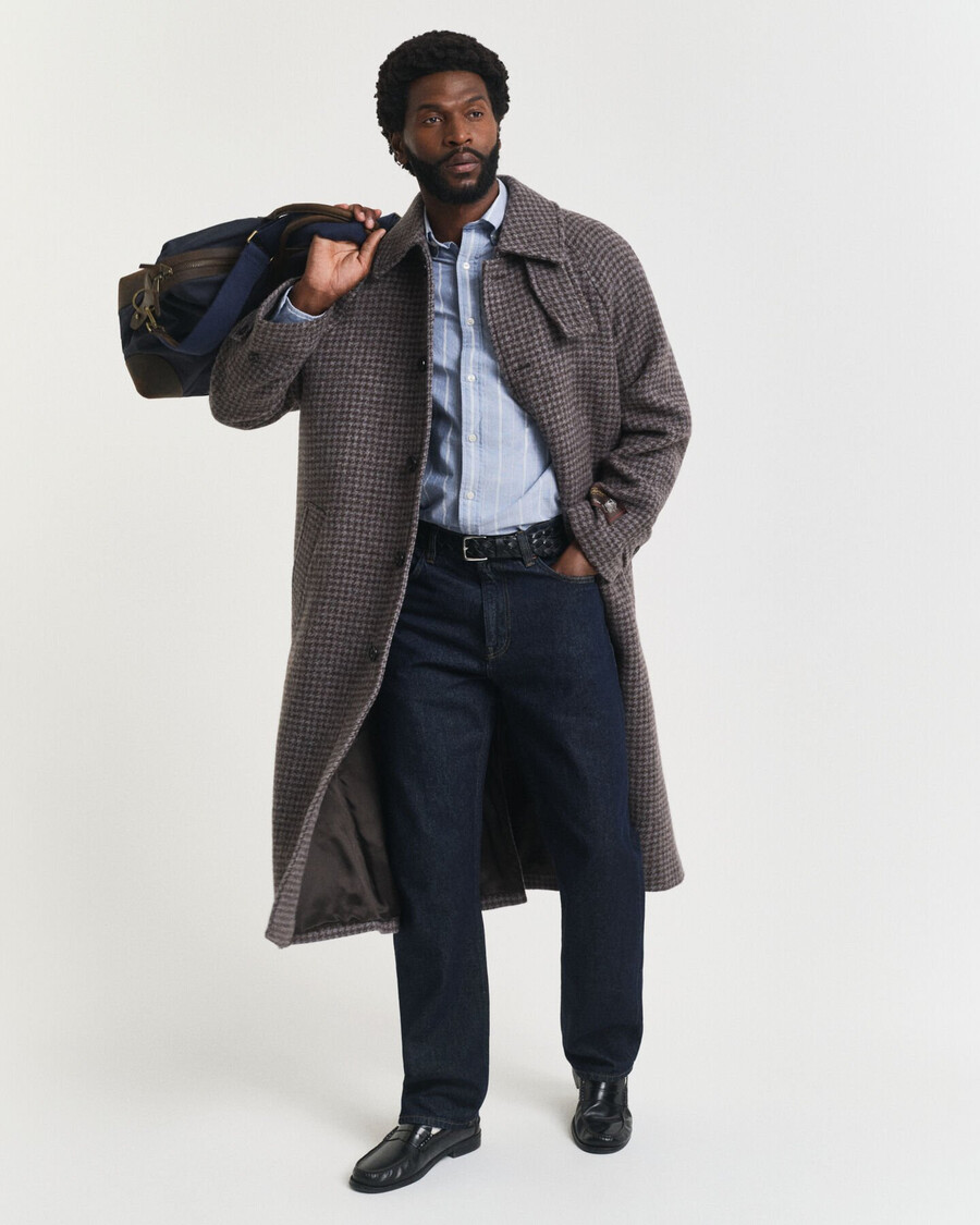 straight fit jeans – dunkelblau raw