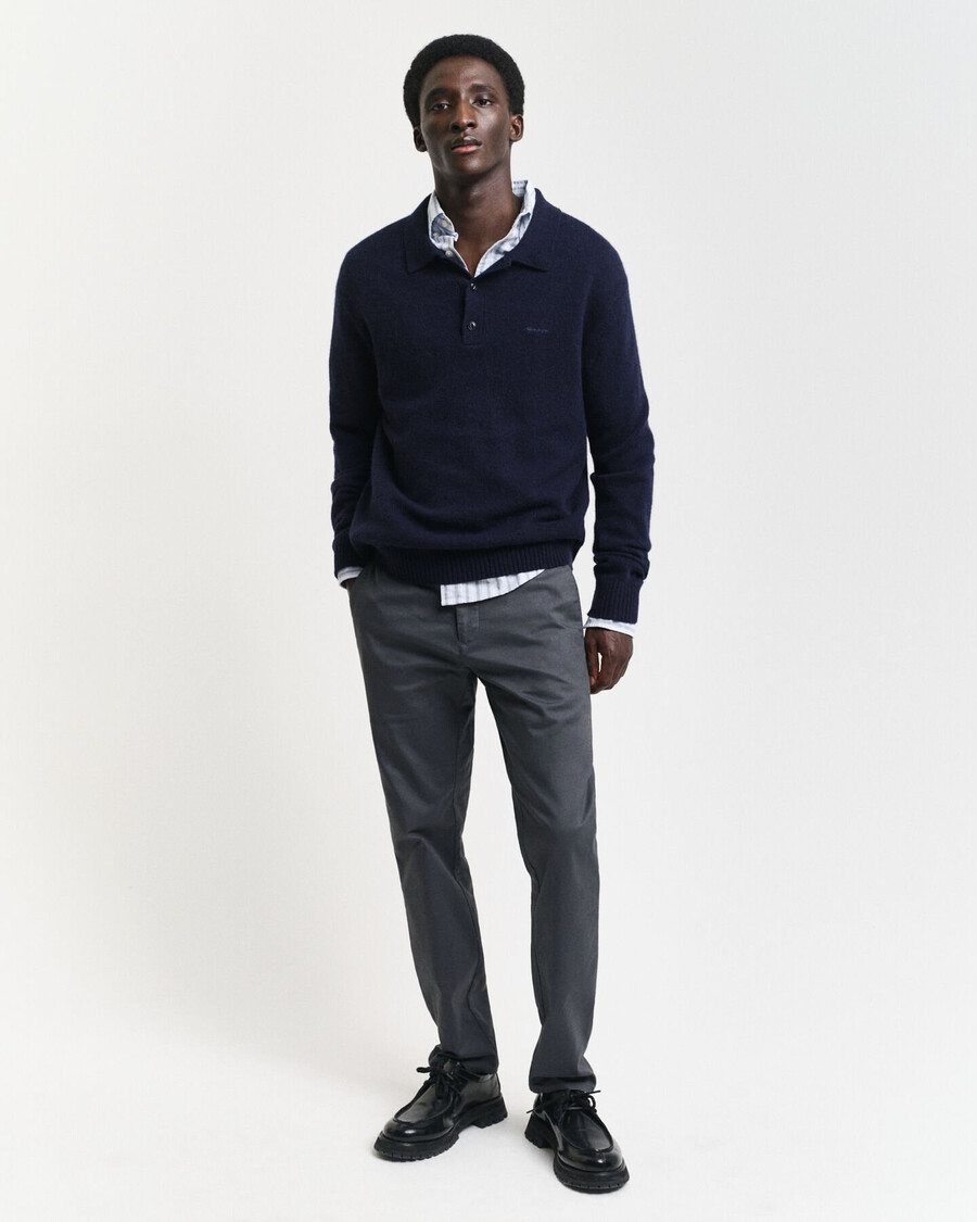slim fit chinos – anthrazit