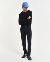 slim fit chinos – schwarz