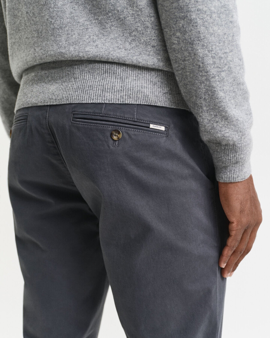 slim fit super comfort chinos - anthrazit