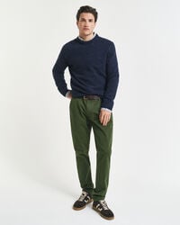 slim fit super comfort chinos – country green