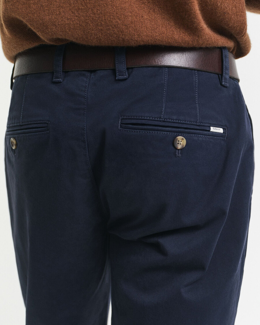 slim fit super comfort chinos – abendblau