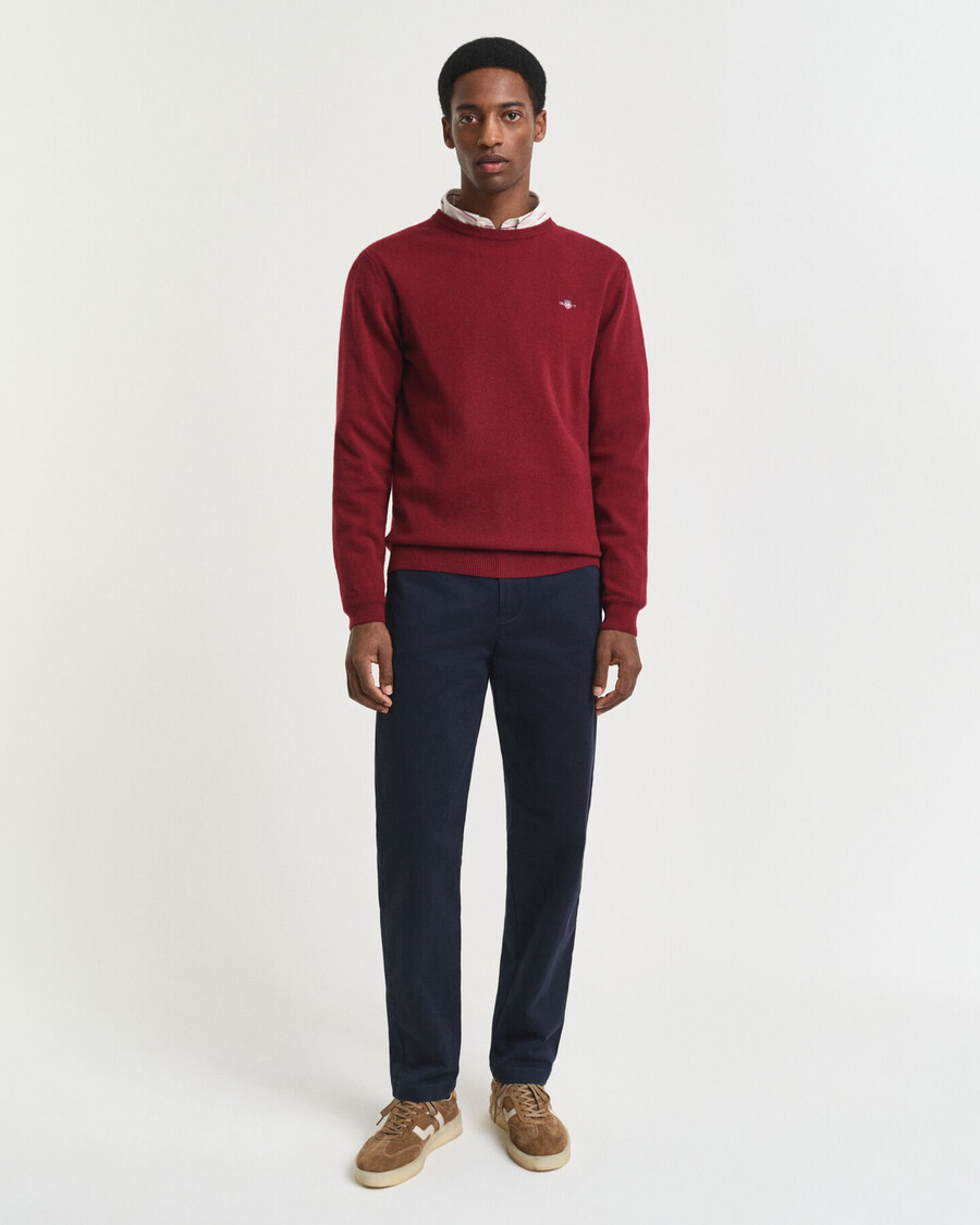 superbequeme chinos in regulärer passform – abendblau