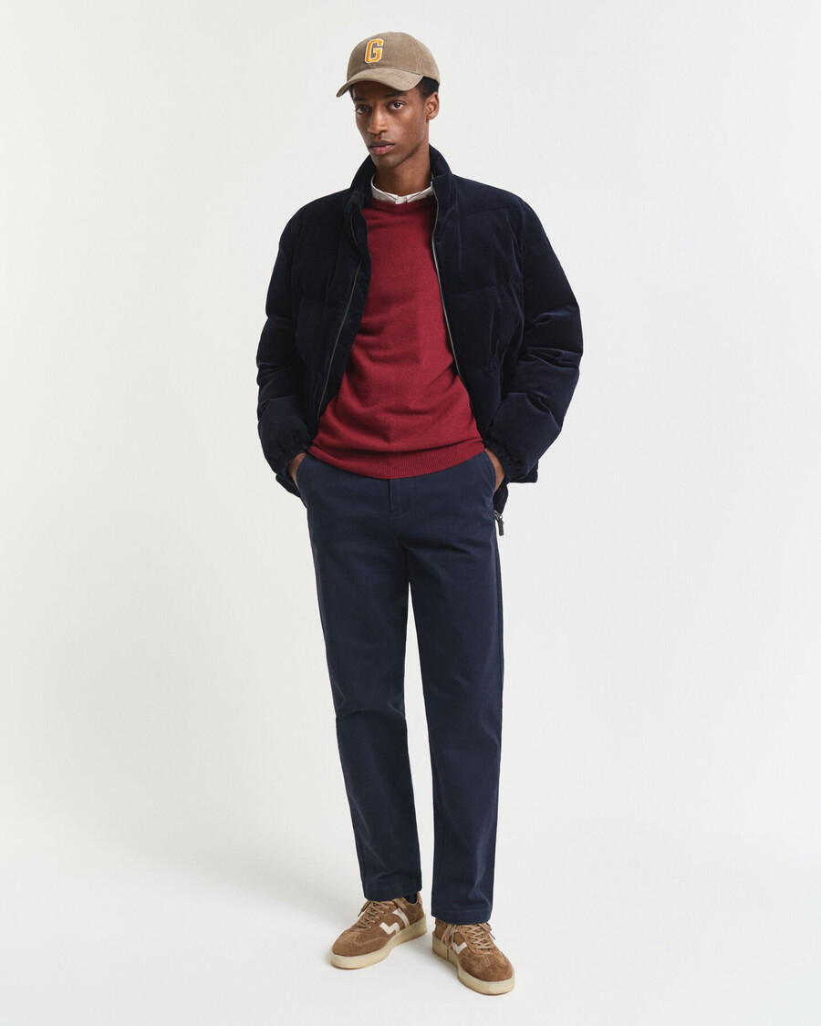 superbequeme chinos in regulärer passform – abendblau