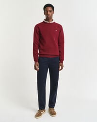 superbequeme chinos in regulärer passform – abendblau