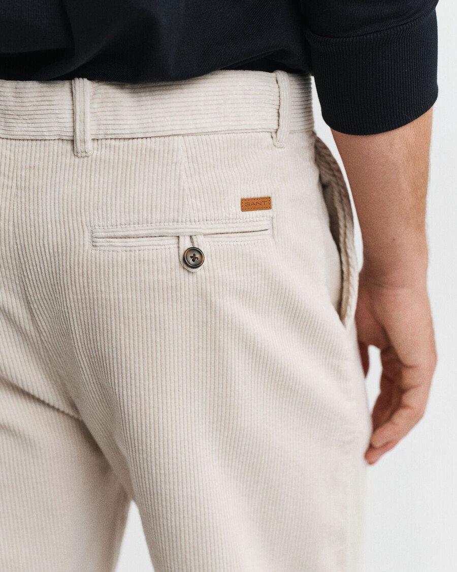 cordhose mit geradem schnitt – kitt