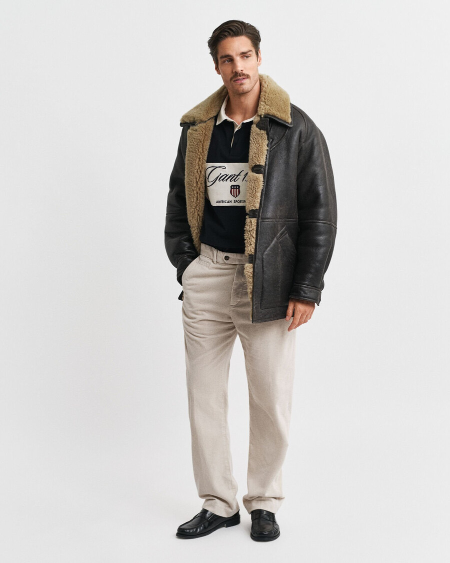 cordhose mit geradem schnitt – kitt