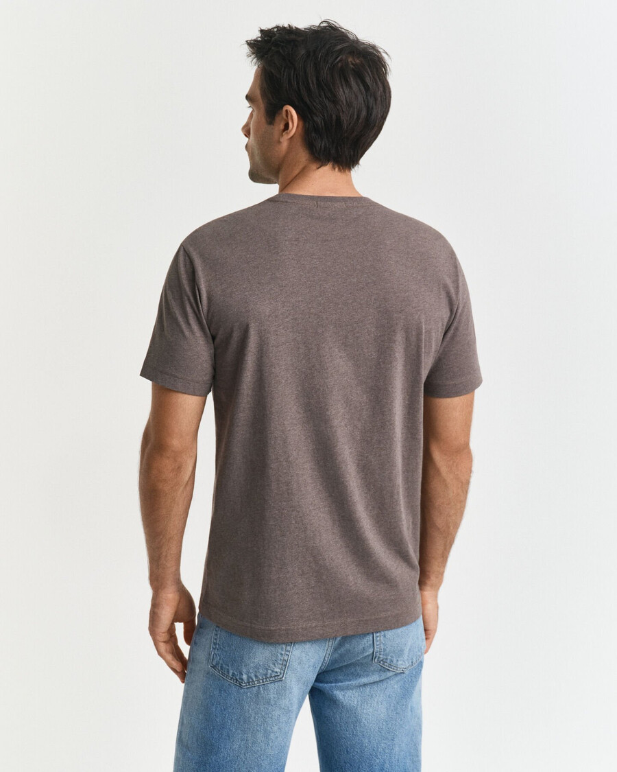 regular fit shield t-shirt – seawood melange