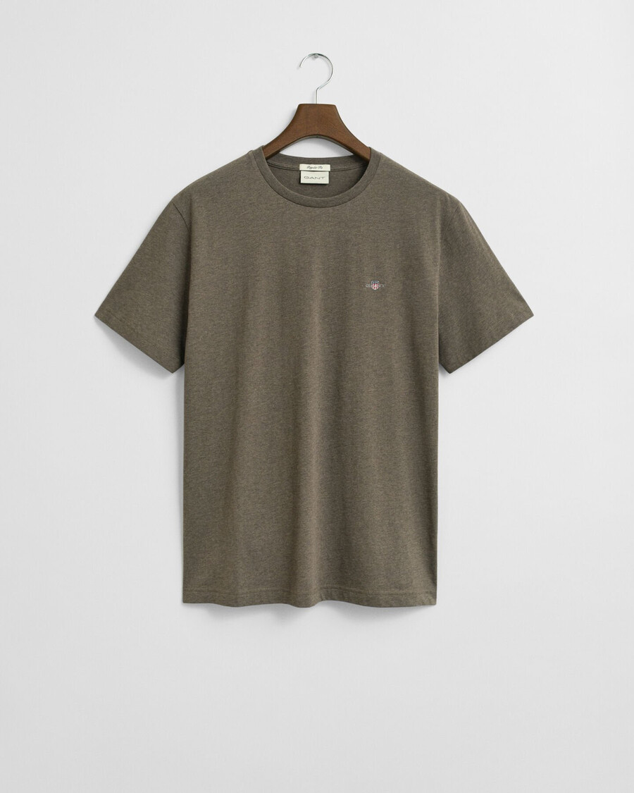 regular fit shield t-shirt – seawood melange