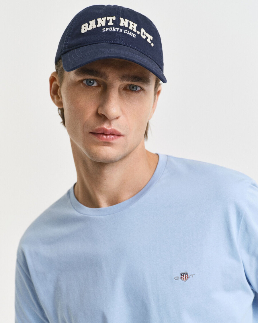 regular fit shield t-shirt – capriblau