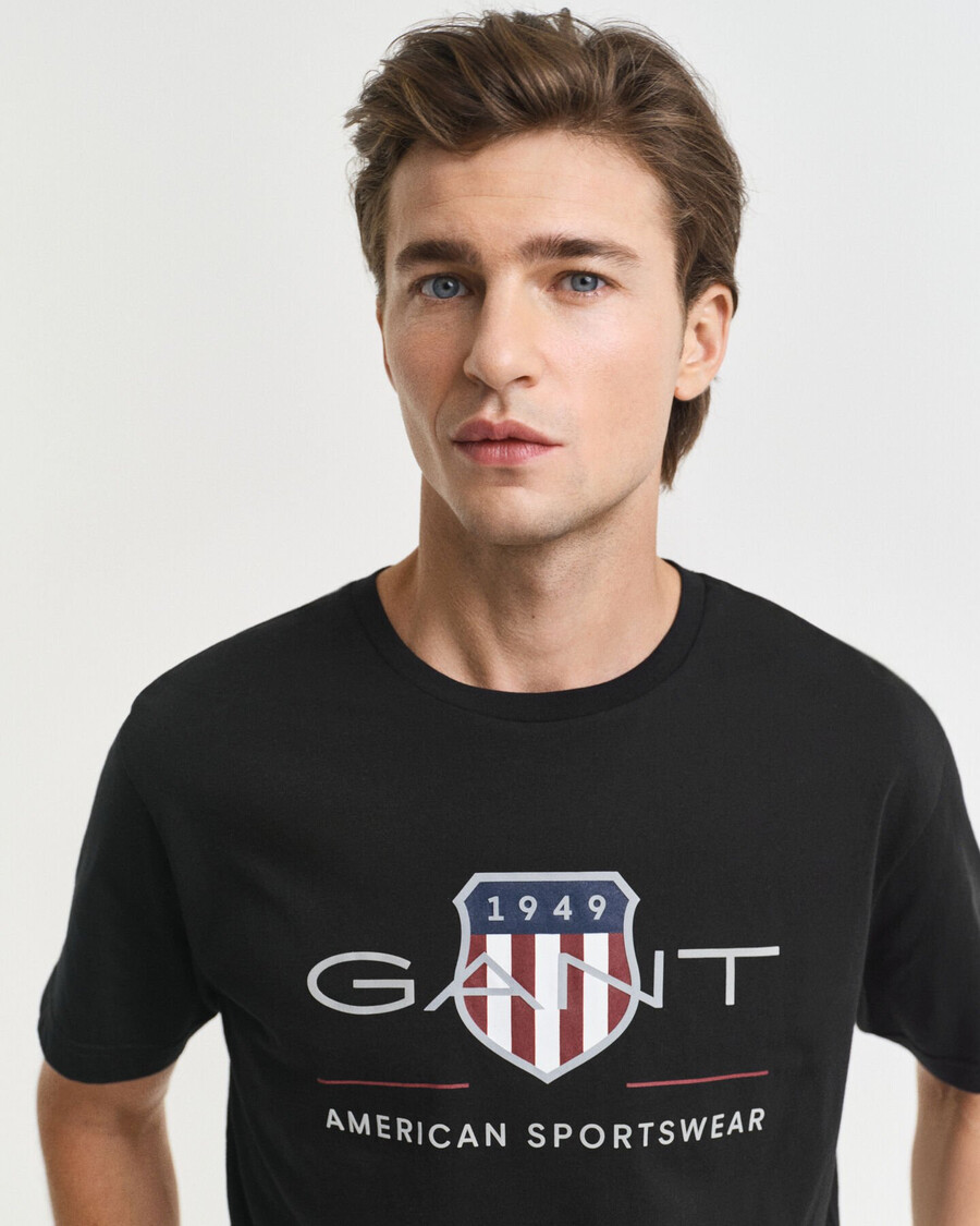 archive shield t-shirt – schwarz