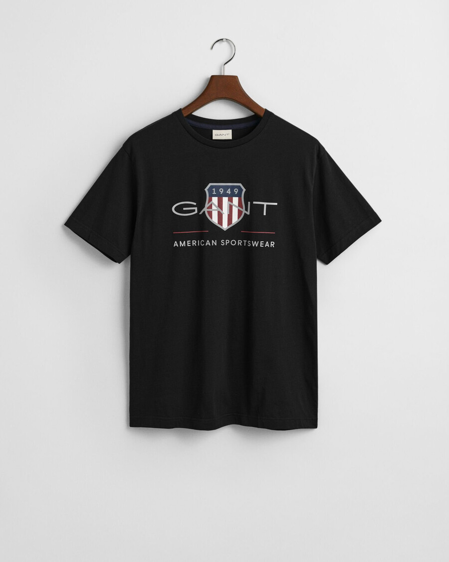 archive shield t-shirt – schwarz