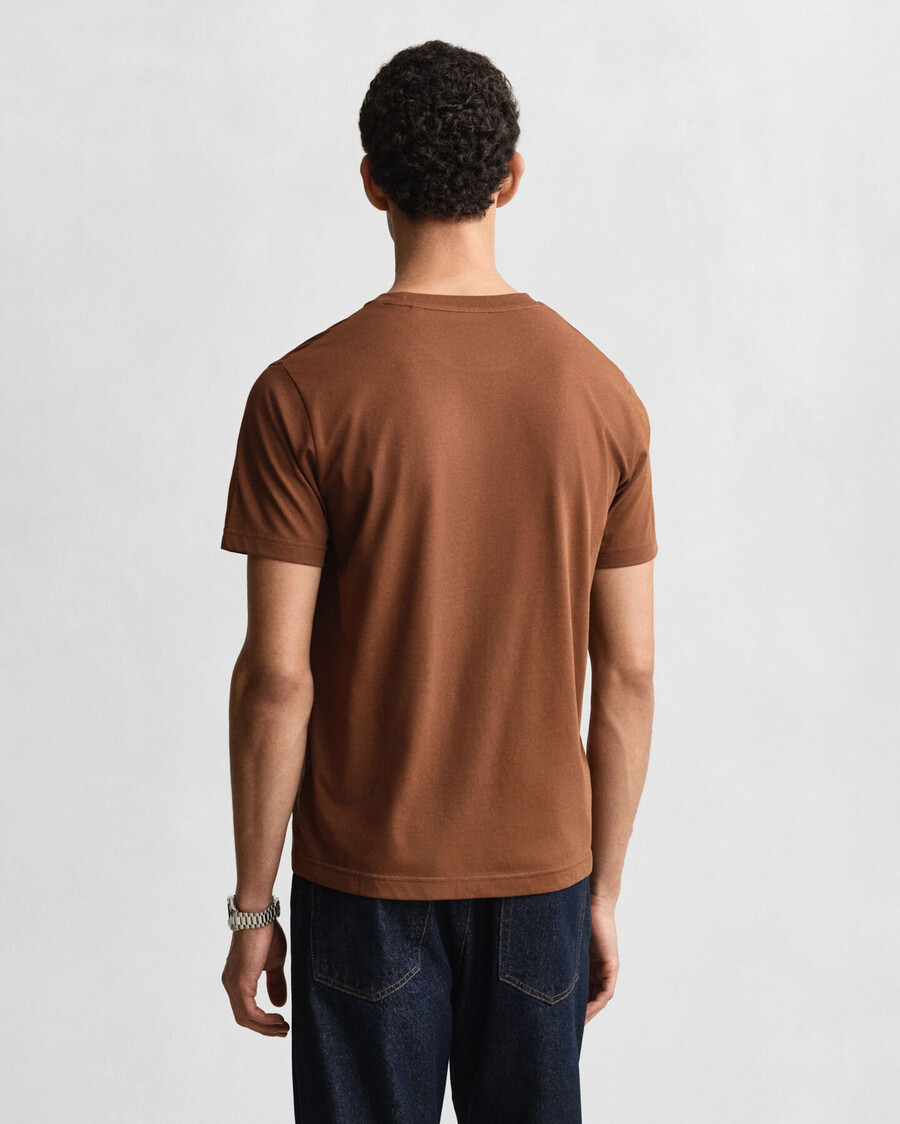 1949 grafik-t-shirt – mahagonibraun