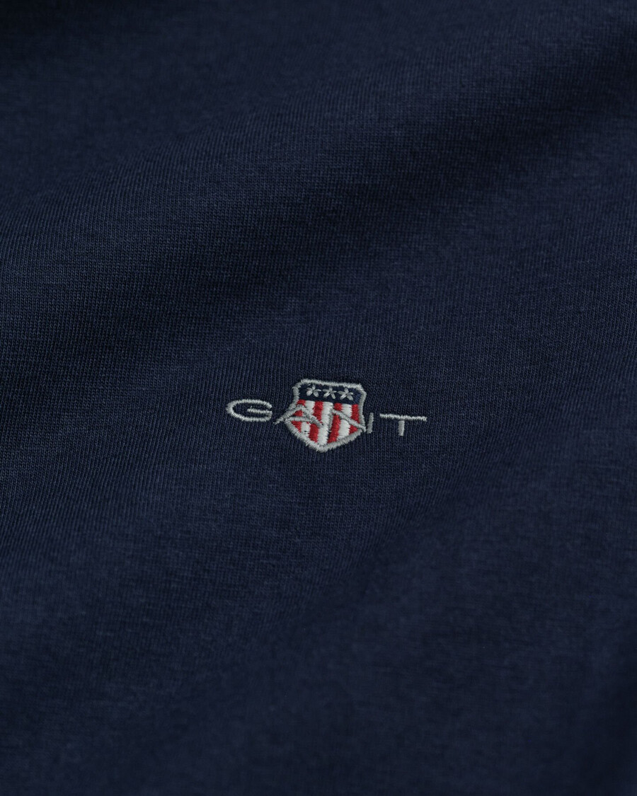 shield langarm-t-shirt – abendblau