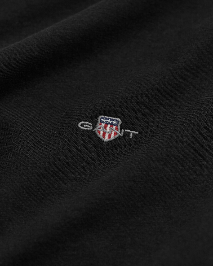 shield langarm-t-shirt – schwarz