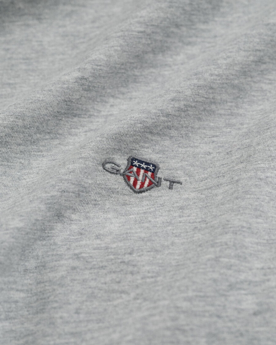 shield langarm-t-shirt – grau meliert