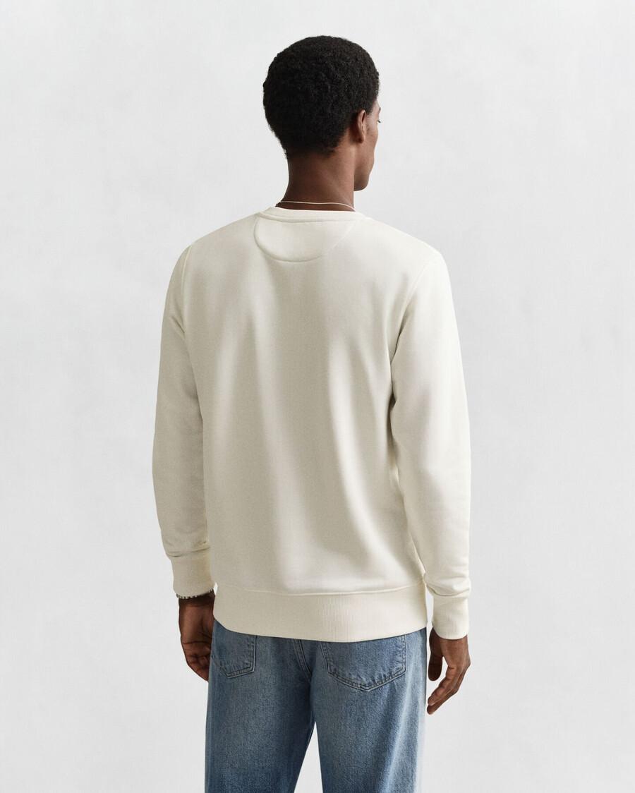 shield rundhals-sweatshirt – eierschale