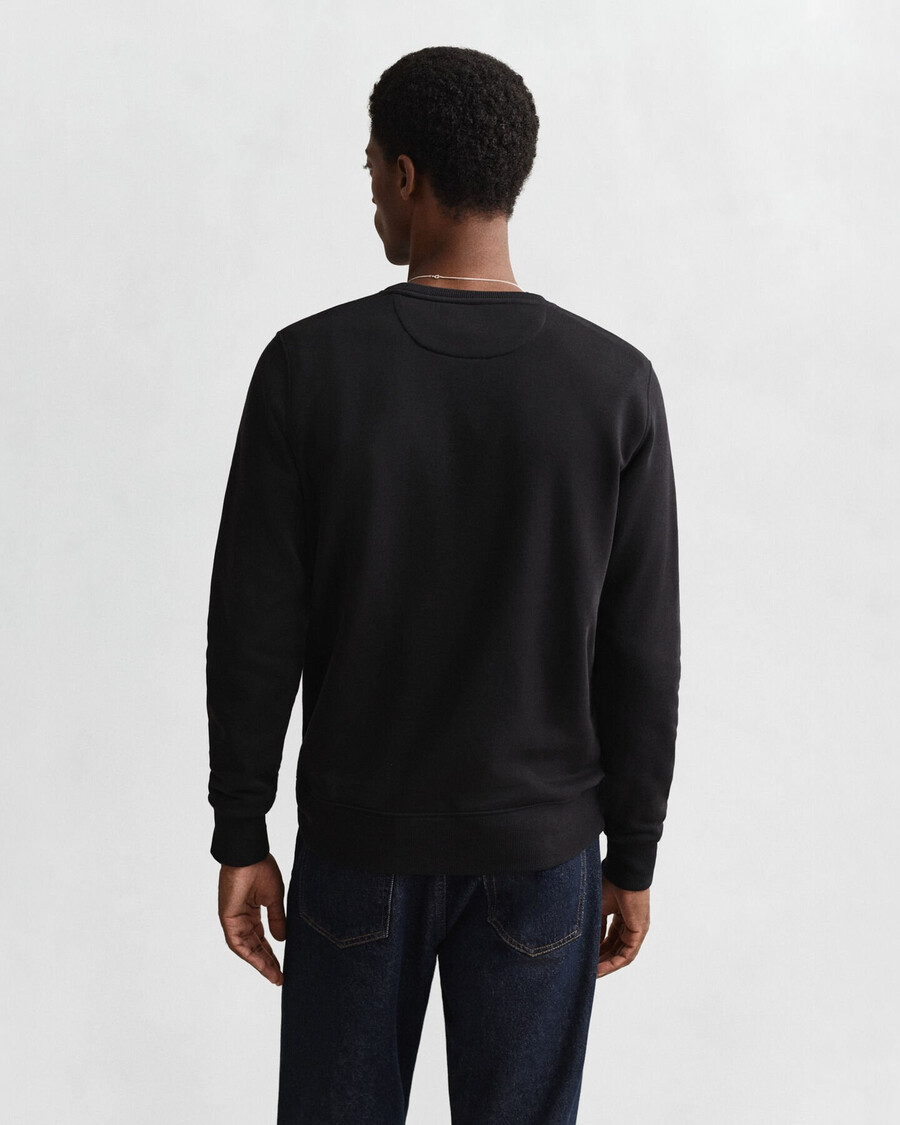 shield rundhals-sweatshirt – schwarz