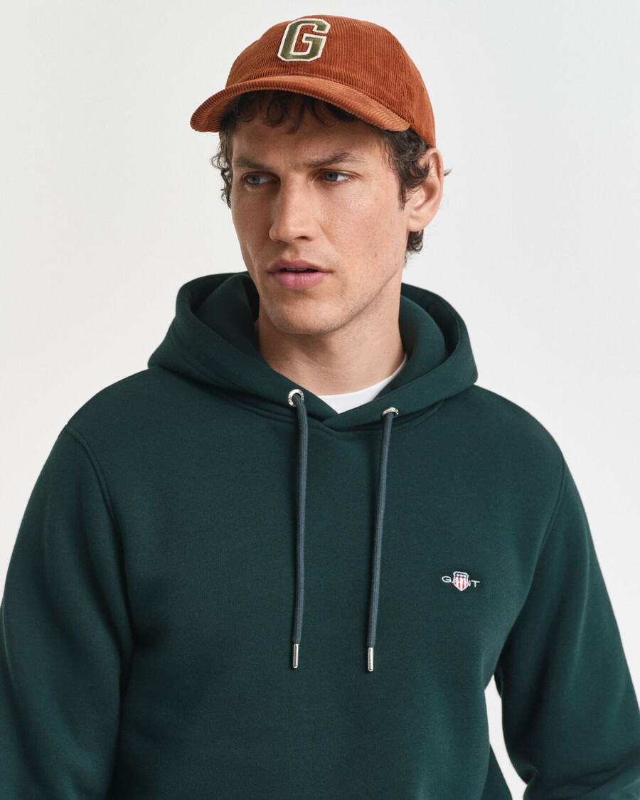 shield hoodie – tartangrün