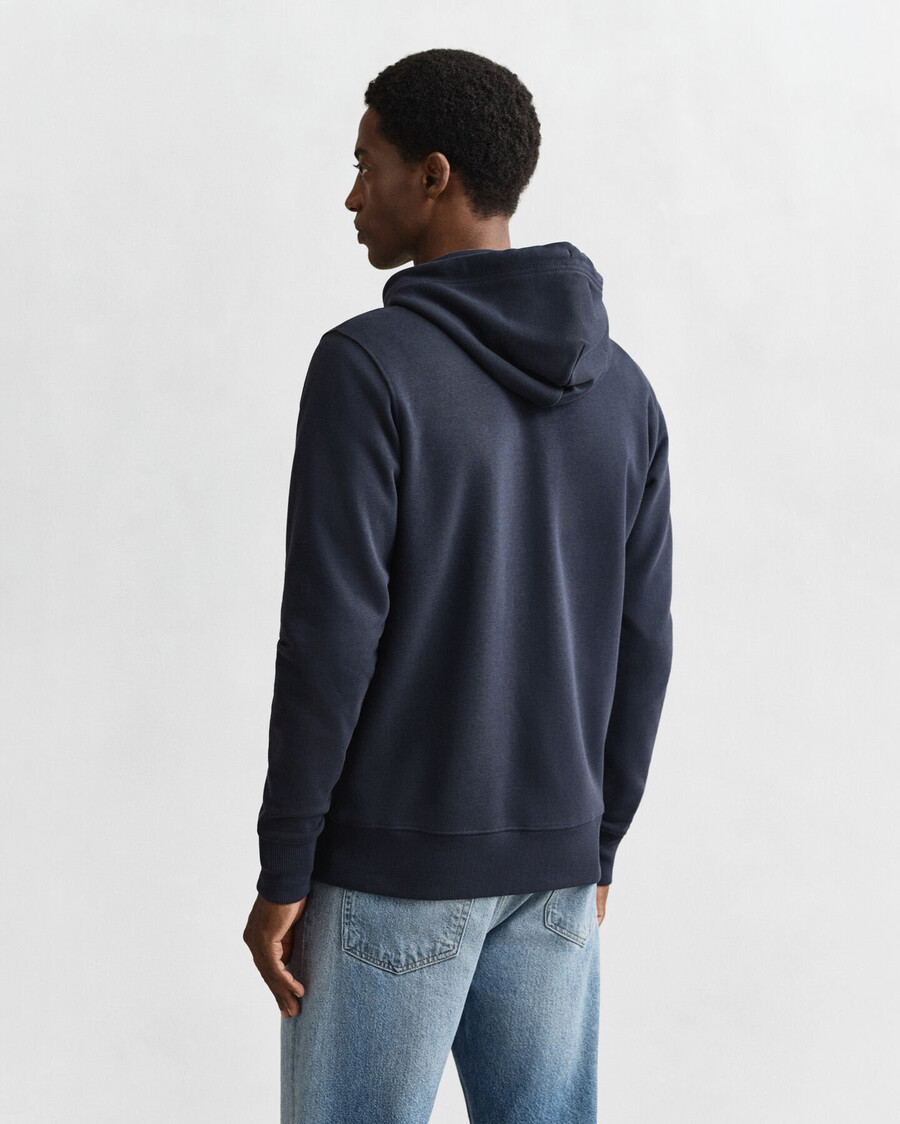 shield zip hoodie – abendblau