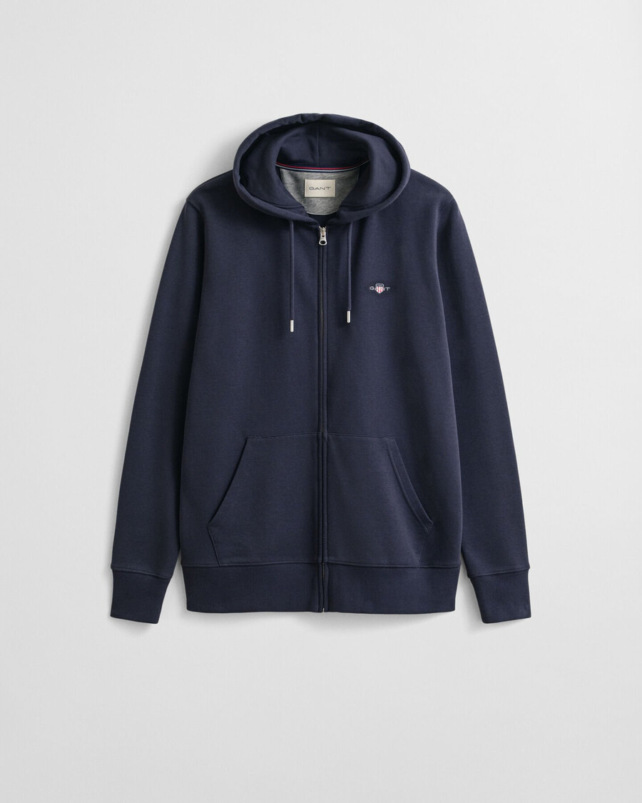 shield zip hoodie – abendblau