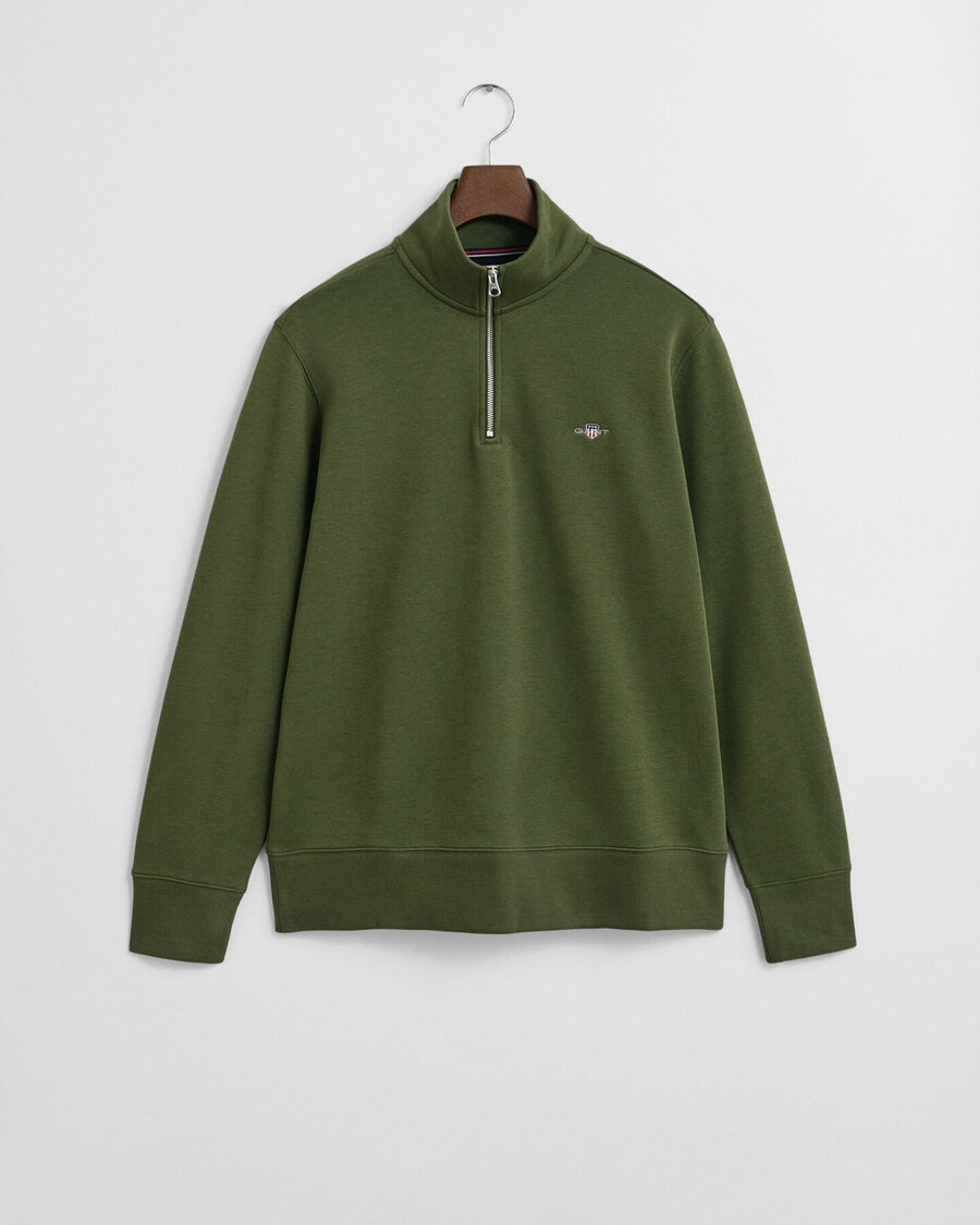 shield halfzip sweatshirt – country green