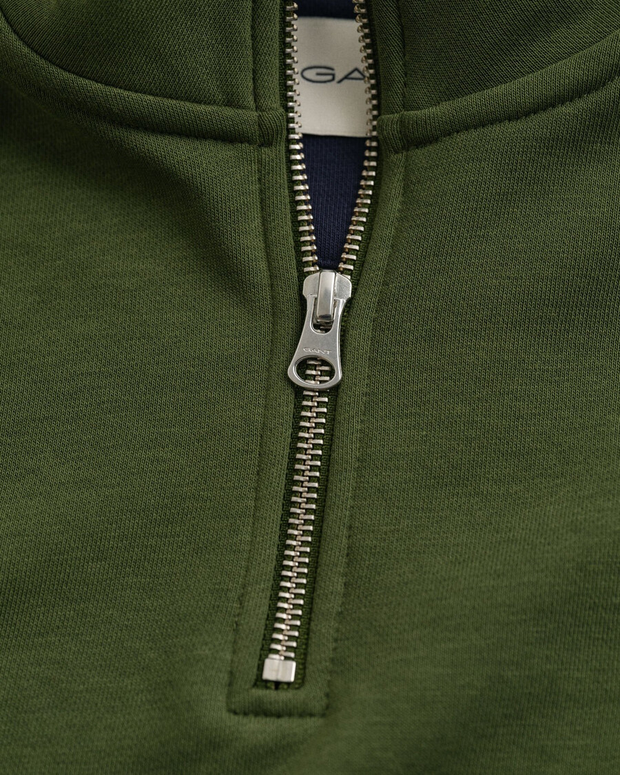 shield halfzip sweatshirt – country green