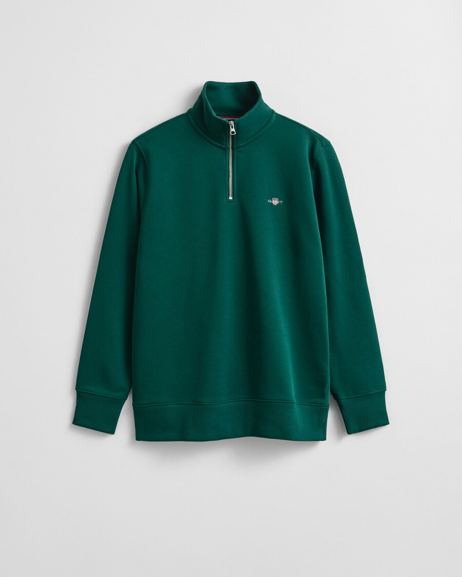 shield halfzip sweatshirt – dunkelwaldgrün